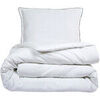 Parures de lit Future Home Parure de lit 2 personnes en satin de coton unie