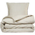 Parures de lit Future Home Parure de lit 2 personnes en satin de coton unie Grenoble