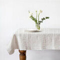 Serviettes de table Nappes, Sets de table Future Home Nappe carr&eacute;e anti-taches d&eacute;perlante g&eacute;om&eacute;trique Blanc 140x140 cm. . Maison > Serviettes de table Nappes, Sets de table. Grenoble