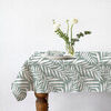 Serviettes de table Nappes, Sets de table Future Home Lot nappe carr&eacute;e + 2 serviettes de table d&eacute;perlante feuillage Vert 140x140 cm. . Maison > Serviettes de table Nappes, Sets de table.