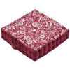 Coussins Stof Coussin de sol rouge et blanc en coton 40 cm Rouge 40x40 cm. . Maison & D&eacute;co > Coussins.