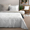 Parures de lit Stof Parure de lit Amourette blanche et beige 240 x 260 cm
