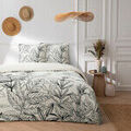 Parures de lit Future Home Parure de lit 2 personnes en satin de coton imprim&eacute; v&eacute;g&eacute;tal Beige 240x220 cm,260x240 cm. . Maison > Parures de lit. Grenoble