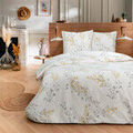 Parures de lit Future Home Parure de lit 2 personnes satin de coton motif feuillage Grenoble