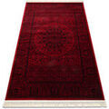 D&eacute;coration sur Grenoble : Tapis Rugsx Tapis ORIENT 6039 bordeaux / noir Cadre, 200x290 cm Bordeaux 200x290 cm. . Maison & D&eacute;co > Tapis.