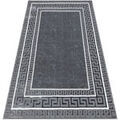 D&eacute;coration sur Grenoble : Tapis Rugsx Tapis ALLURE 1960 Cl&eacute; grecque, cadre - 120x170 cm Gris 120x170 cm. . Maison & D&eacute;co > Tapis.