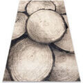 D&eacute;coration sur Grenoble : Tapis Rugsx Tapis FUSION 9612 cr&egrave;me / beige - 160x220 cm Beige 160x220 cm. . Maison & D&eacute;co > Tapis.