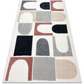 Tapis Rugsx Tapis FUSION 0213 blanc / rose fonc&eacute; 240x330 cm Blanc 240x330 cm. . Maison & D&eacute;co > Tapis. Grenoble