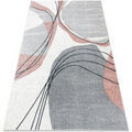 D&eacute;coration sur Grenoble : Tapis Rugsx Tapis FUSION 5868 blanc / rose fonc&eacute; 120x170 cm Blanc 120x170 cm. . Maison & D&eacute;co > Tapis.