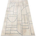 Tapis Rugsx Tapis FUSION 0806 cr&egrave;me / gris clair 160x220 cm Beige 160x220 cm. . Maison & D&eacute;co > Tapis. Grenoble