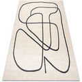 Tapis Rugsx Tapis FUSION 8297 cr&egrave;me / gris fonc&eacute; 120x170 cm Beige 120x170 cm. . Maison & D&eacute;co > Tapis. Grenoble