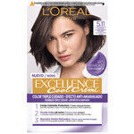 Colorations L'Or&eacute;al Paris Coloration Excellence Cool Cr&egrave;me - 5.11 Brun Cendr&eacute; Int