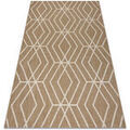 Tapis Rugsx FLAT 48956265 Tapis sisal G&eacute;om&eacute;trique - couleur 120x170 cm Beige 120x170 cm. . Maison & D&eacute;co > Tapis. Grenoble