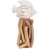 Statuettes et figurines Signes Grimalt Figurine De Poisson Led Sur Le Coffre Marron Unique. . Maison & D&eacute;co > Statuettes et figurines.