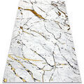 Tapis Rugsx Tapis ALLURE 1963 Marbre - Structurel, &eacute;l&eacute;gant, 140x190 cm Blanc 140x190 cm. . Maison & D&eacute;co > Tapis.