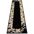 D&eacute;coration sur Grenoble : Tapis Rugsx Tapis, tapis de couloir ALLURE 1965 Cadre 80x200 cm Noir 80x200 cm. . Maison & D&eacute;co > Tapis.