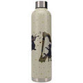 D&eacute;coration sur Grenoble : Bouteilles Kiub Bouteille isotherme beige en inox chat musicien 750 ml Beige Unique. . Maison & D&eacute;co > Bouteilles.