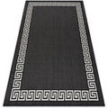 D&eacute;coration sur Grenoble : Tapis Rugsx Tapis SIZAL FLAT 49373690 Grec noir / 140x200 cm Noir 140x200 cm. . Maison & D&eacute;co > Tapis.