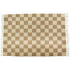 Tapis Future Home Tapis d&eacute;co damier &agrave; franges en coton et jute Beige 140x200 cm. . Maison & D&eacute;co > Tapis.