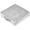 Coussins Stof Coussin de sol en coton Candice 40 cm Gris 40x40 cm. . Maison & D&eacute;co > Coussins.