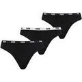 Culottes & autres bas
sur Grenoble : Strings Puma Femme String Paquet de 3 Noir