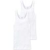 Maillots de corps Schiesser Homme Maillot de corps Paquet de 2 Blanc