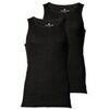 Maillots de corps Tom Tailor Homme Maillot de corps Paquet de 2 Noir