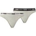Culottes & autres bas
sur Grenoble : Strings Puma Femme String Paquet de 2 Gris