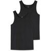 Maillots de corps Uncover By Schiesser Homme Maillot de corps Paquet de 2 Noir