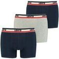 Cale&ccedil;ons Levis Homme Cale&ccedil;on Paquet de 3 MEN SPRTSWR LOGO BOXER BRIEF 3P Multicolore Grenoble