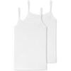 Maillots de corps Schiesser Femme Maillot de corps Paquet de 2 Blanc
