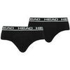 Slips Head Homme Slip Paquet de 2 Noir