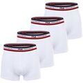 Cale&ccedil;ons Fila Homme Cale&ccedil;on Paquet de 4 Blanc Grenoble