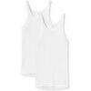 Maillots de corps Schiesser Homme Maillot de corps Paquet de 2 Blanc