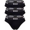 Slips BOSS Homme Slip Paquet de 3 Briefs 3P Power Noir