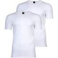 Maillots de corps BOSS Homme Maillot de corps Paquet de 2 TShirtRN 2P Modern Blanc Grenoble