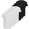 T-shirt Jack & Jones Homme T-shirt Paquet de 7 JJENOA TEE CREW NECK 7PK