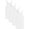 Maillots de corps Schiesser Homme Maillot de corps Paquet de 4 Blanc