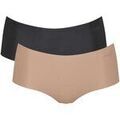 Slips Sloggi Femme Culotte Paquet de 2 Zero Microfiber Shorts 2.0 Multicolore Grenoble
