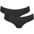 Strings Sloggi Femme String Paquet de 2 Zero Microfiber Hipstring 2.0 Noir Grenoble