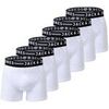Cale&ccedil;ons Jack & Jones Homme Cale&ccedil;on Paquet de 6 SENSE TRUNKS 3 PACK Blanc