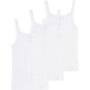 Maillots de corps Sanetta Fille Maillot de corps Paquet de 3 Blanc