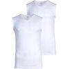 Maillots de corps Ragman Homme Maillot de corps Paquet de 2 Blanc
