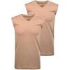 Maillots de corps Ragman Homme Maillot de corps Paquet de 2 Beige