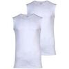 Maillots de corps Ragman Homme Maillot de corps Paquet de 2 Blanc