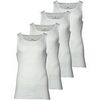 Maillots de corps Tom Tailor Homme Maillot de corps Paquet de 4 Blanc