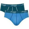 Slips Sloggi Homme Slip Paquet de 2 Start midi C2P box Bleu Grenoble
