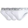 Slips Cristiano Ronaldo CR7 Homme Slip Paquet de 3 Basic, Slip, 3-pack Blanc