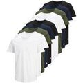 T-shirt Jack & Jones Homme T-shirt Paquet de 10 JJENOA Grenoble
