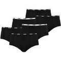 Slips Puma Femme Culotte Paquet de 6 Noir